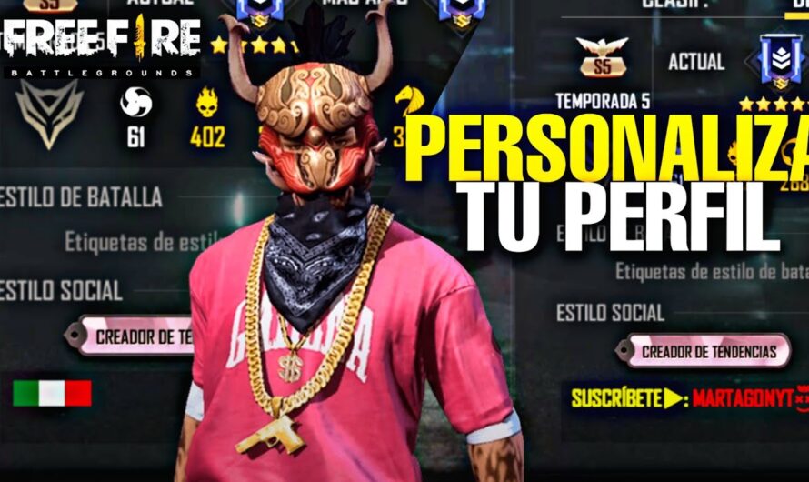 Personaliza tu Perfil en Free Fire con Colores, Banderas y Símbolos